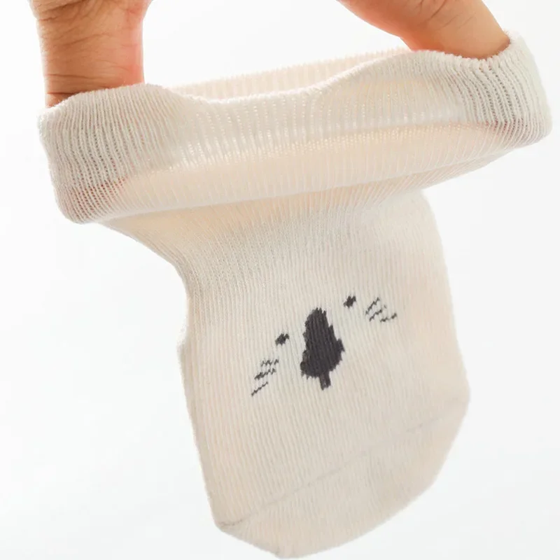 3/5 Pairs Baby Adorable Animals Pattern Non Slip Floor Socks, Breathable Casual Socks for Boys and Girls Kids Indoor Activities 5