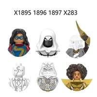 HEROCROSS X1895 1896 1897 X283 Superhero Building Blocks Action Anime Figure Image Children Puzzle Assembly Toy Bricks Kid Toys 1