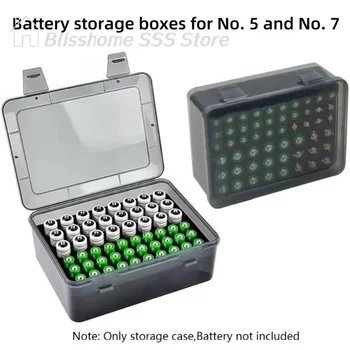 【S】Contenitore per batterie, organizer per garage, porta batterie con capacità di contenere 54 batterie AA AAA, organizer per cassetti domestici