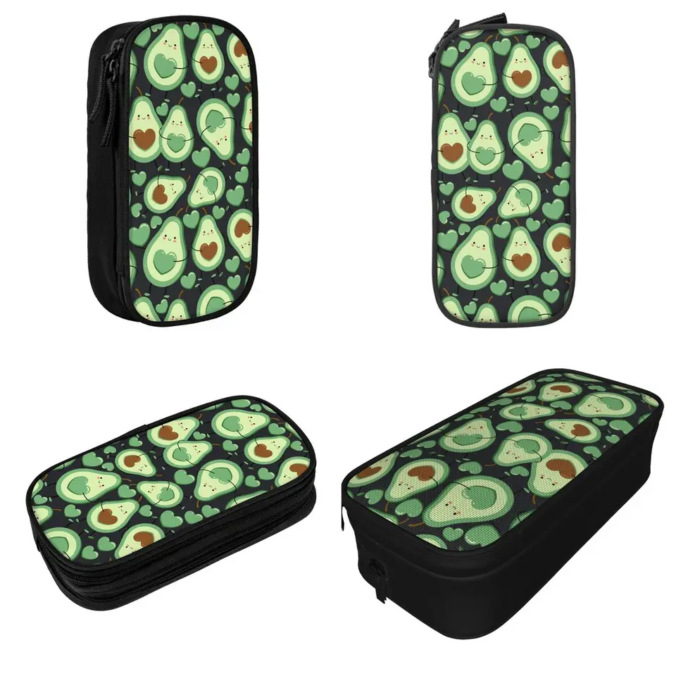 Astuccio Frutta Cartoon Per Bambini, Grande Capacità In Poliestere, Porta Penne E Matite, Regalo Scolastico Per Ragazzi E Ragazze - 2