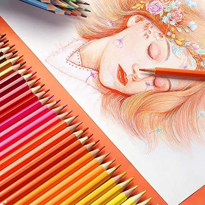 Vibrant Soft Core Colored Pencils for Artists and Beginners