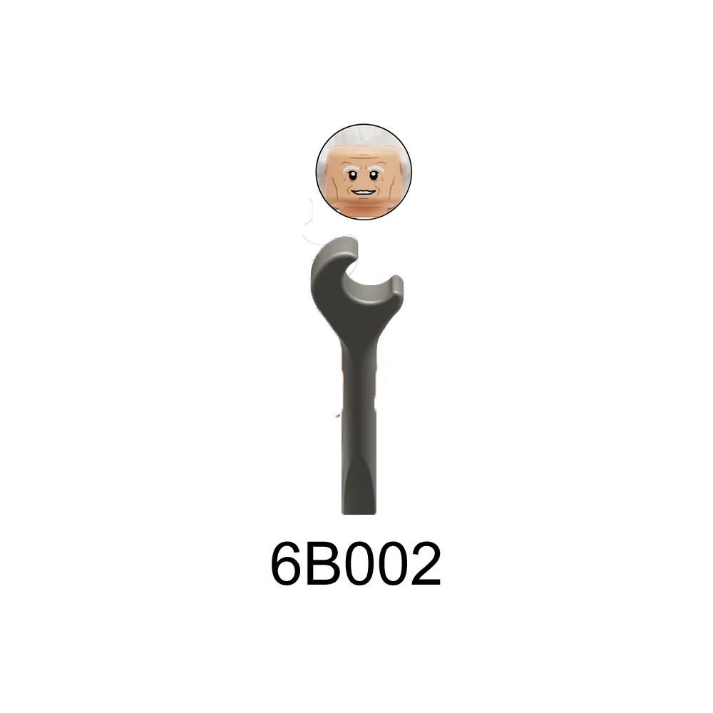 MB0015-MB0021 모델 액세서리 미니 피규어 6B001 6B002 창의적인 STEM DIY 조립식 장 장난감 어린이 선물