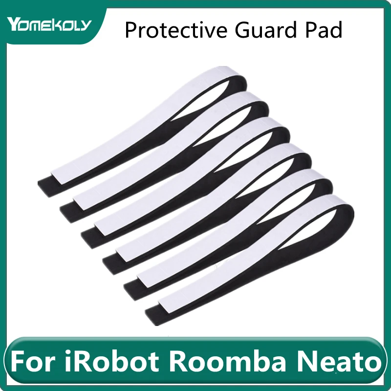 6pcs Plastic Universal Soft Bumper Strips Protective Guard Pad for