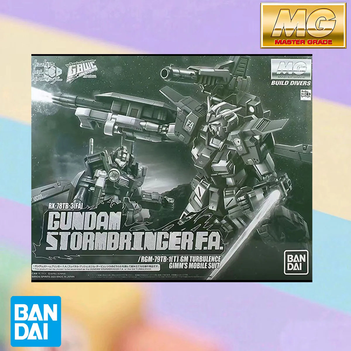 Bandai in stock MG PB RX-78TB-3 GUNDAM STORMBRINGER F.A. Figures