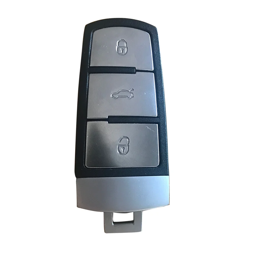 

Корпус для автомобильного ключа с дистанционным управлением, 3 кнопки для Volkswagen VW Passat B6 CC Magotan с пластиковым лезвием HU66