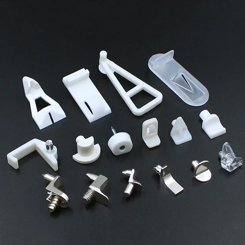 10pcsPlasticShelfSupportStudsPegsPinPartitionPlateFixedClips