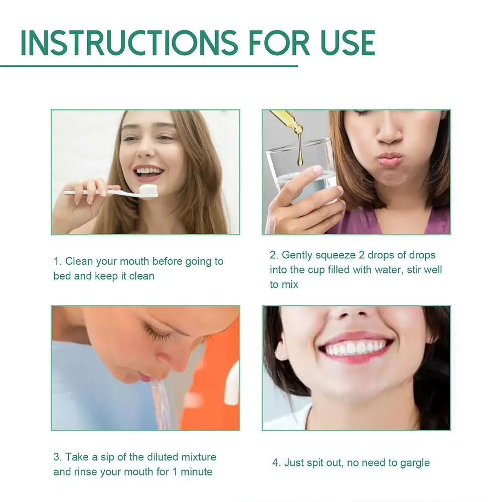 Gum Care Products Liquid Gum Repair Regrowth Natural Oral Care Drops Restore Oral Liquid For U9D1