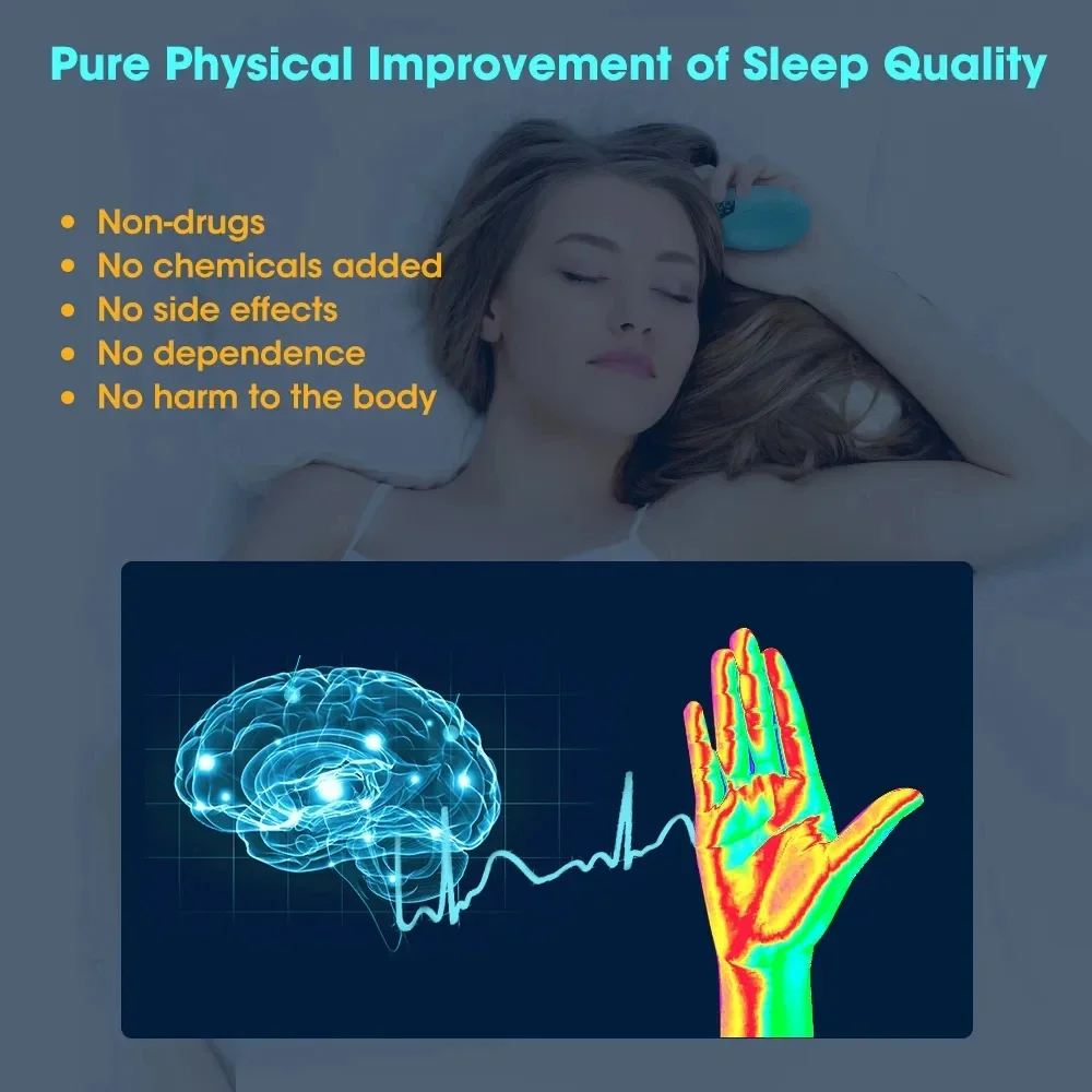 Handheld Sleep Aid Device Relieve Insomnia Instrument Help Sleep Night Anxiety Therapy Relaxatio Pressure Relief Device sleep aid device