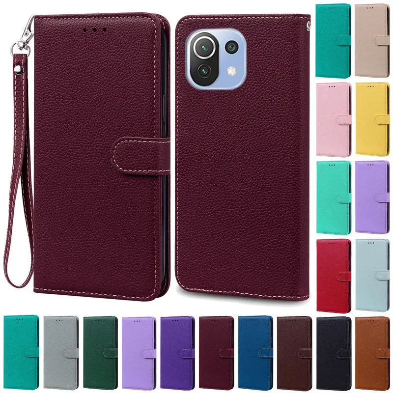 Leather Wallet Flip Case - Premium Protective Cover