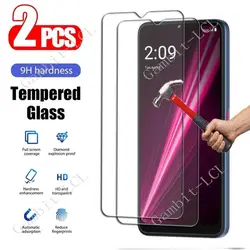 Pack of 2 Tempered Glass Screen Protectors for Tempered glass (For Revvl V Plus 5G)