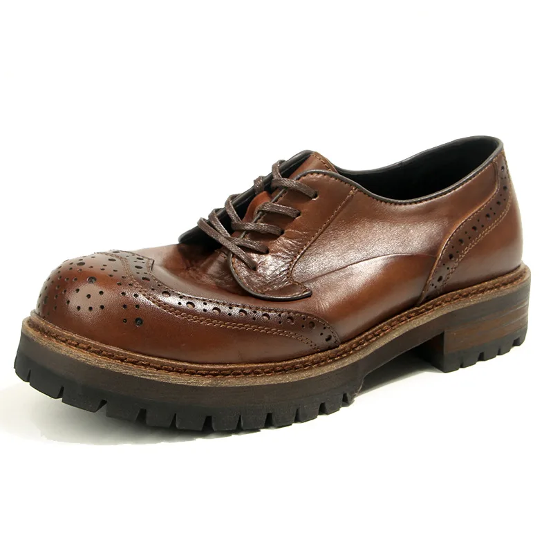 YETTIES Brogue Shoes Brown 5
