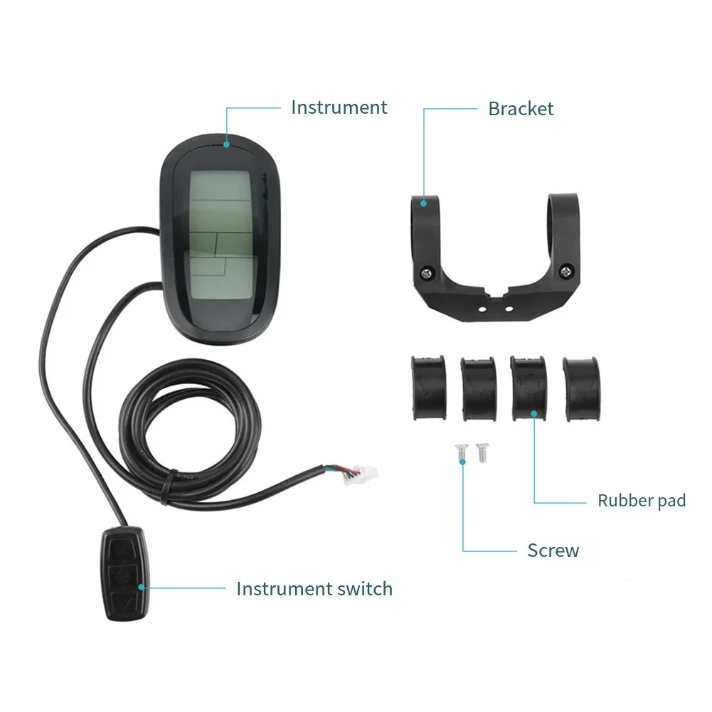 Elektrofahrrad-Display Fahrradreparaturwerkzeug SM-Anschluss LCD KT-LCD6 Display Fehlercodeanzeige Durchschnittsgeschwindigkeit Höchstgeschwindigkeit – Detail 6