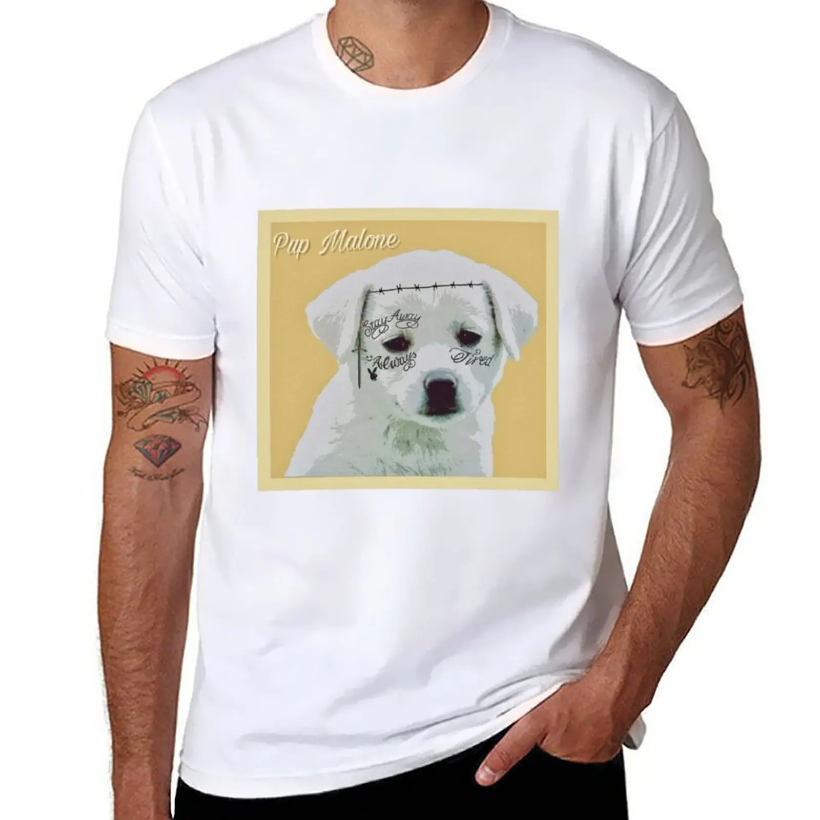New Pup Malone T-Shirt Maglietta Personalizzata T-Shirt Oversize T-Shirt Uomo Magliette Oversize Felpe, Uomo
