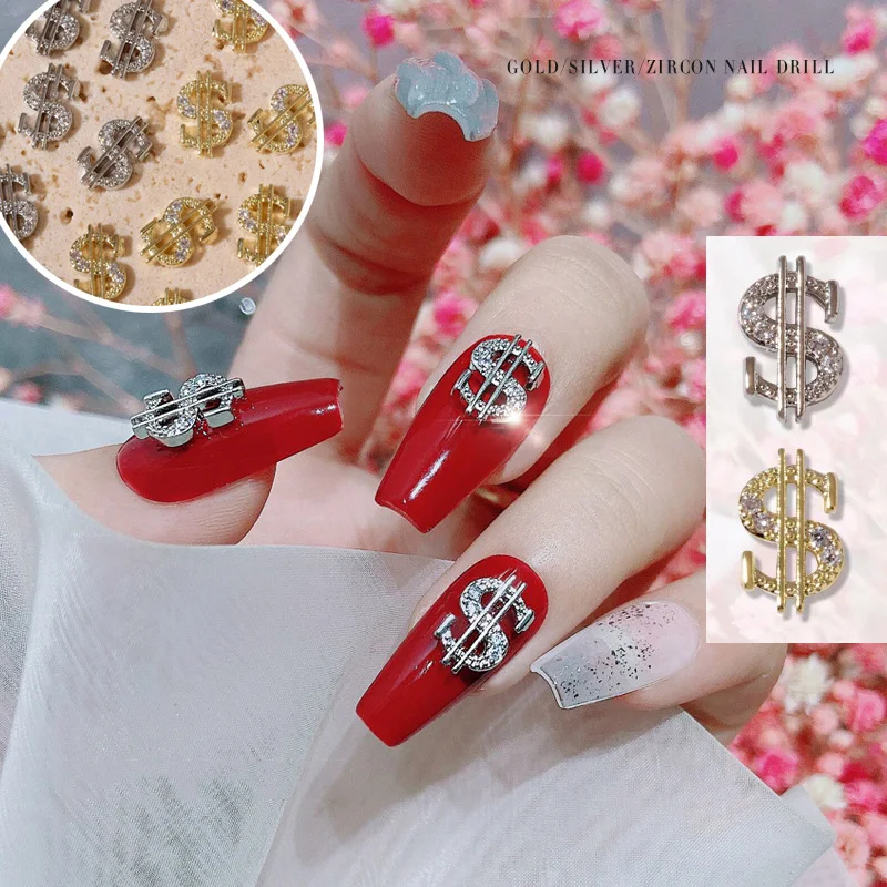 

Online Celebrity New Year's Nail Decoration Zircon Diamond Jewelry Nail Art & Sticker Accessories