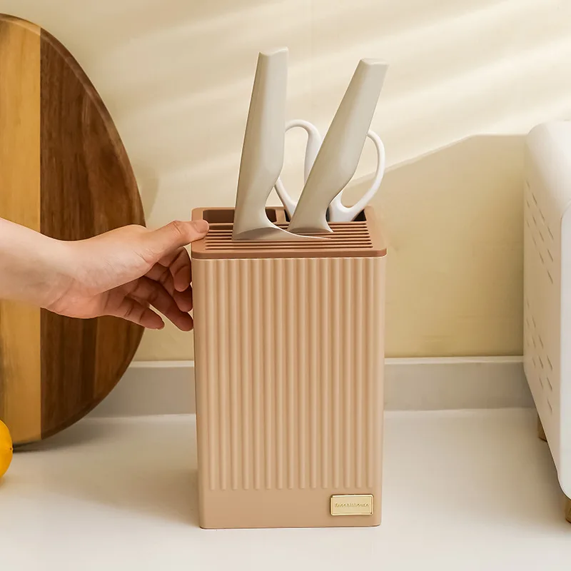 

Multifunctional Knife Holder Knife Block Set Knife Case Chopstick Barrel Storage Rack Countertop Shelf Kitchen Accessories