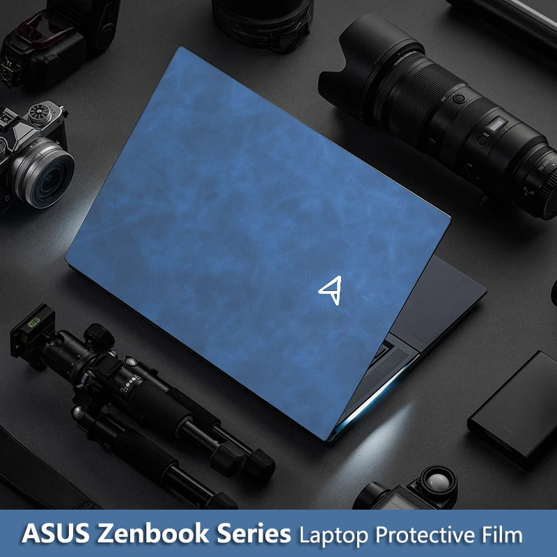 Crazy Horse Leather Laptop Sticker Skin Protector Per Asus Zenbook X Pro Muslimexayux3402Z Ux581/Vivobook Pro 14 15 16