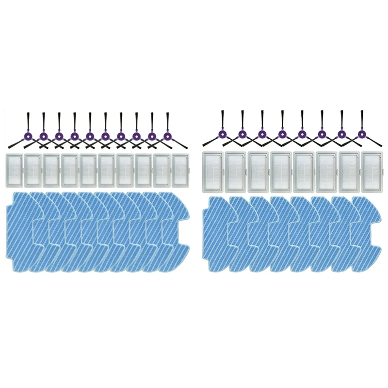 

Боковая щетка для Midea VCR10W / VCR09B/VCR08, фильтр НЕРА, насадка на швабру, тряпка, Сменные аксессуары