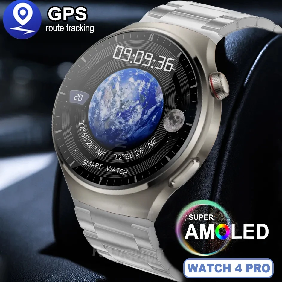 Huawei-reloj inteligente 4 Pro para hombre y mujer, accesorio de pulsera  deportivo con pantalla completamente táctil, Bluetooth, llamadas  independientes, ESIM, nuevo, 2023 - AliExpress