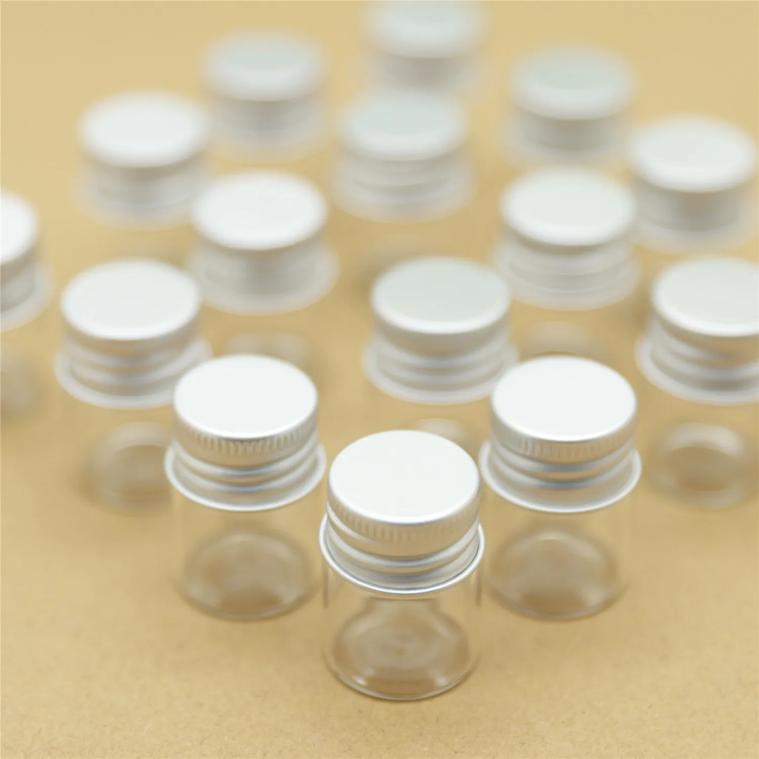 12/50/100 pcs Mini Glass Bottles DIY Birthday Gift Transparent Empty Message Wishing Bottle Christmas Wedding Party Decoration glass bottles mini glass bottles