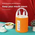 Canvas lunch box bag (extra large light blue)