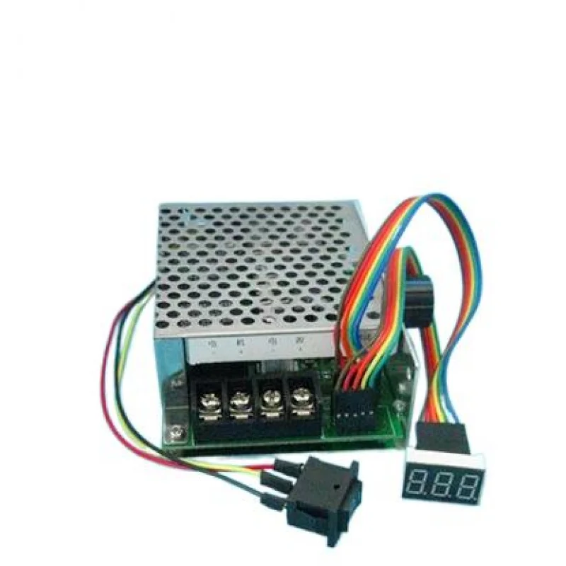 PWMElectronic 거버너 DC 브러시 모터 컨트롤러 모터 정방향 및 역방향 스위치 12v24v36v48v