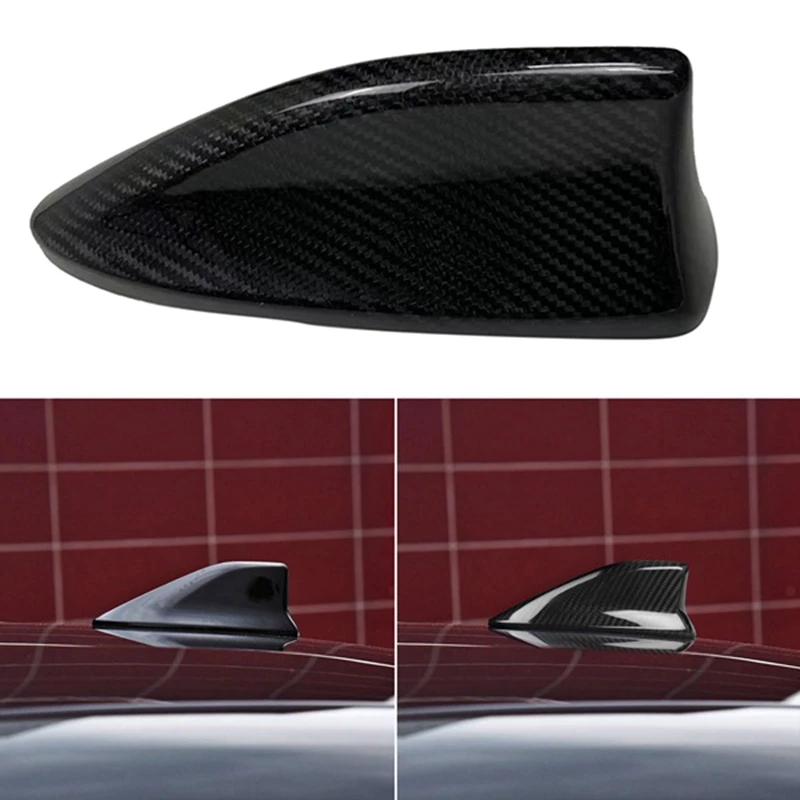 

Real Carbon Fiber Car Roof Shark Fin Antenna Trim Cover for Subaru BRZ Toyota 86 2014-2019 Car Styling