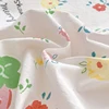 2025 New Bed Hat Print Cartoon Water Clouds Cotton Bedspread Student Mattress Cover Skin Friendly Full Wrap with Elastic Sheet 5