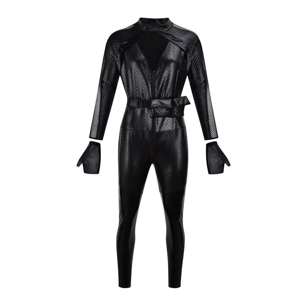 Halloween Costume For Women Cat Suits Sexy Jumpsuit with Whip And Cat Mask Leather Cosplay Uniform Nightclub Party Bodysuit women lingerie,women lingerie set,women cosplay costume,latex bodysuit