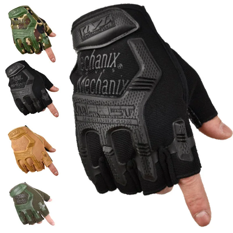 Tactical Military Gloves Paintball Airsoft Shot Soldier Combat Police Anti-Skid Bicycle Full Finger Gloves Men Clothing Gloves