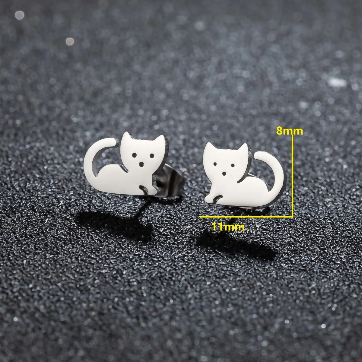 5 paare/los Edelstahl Ohr Piercing Ohrringe Vogel Mode Ohr stecker für Frauen Schmuck Party Trend Mädchen tägliche Geschenke – Detail 2