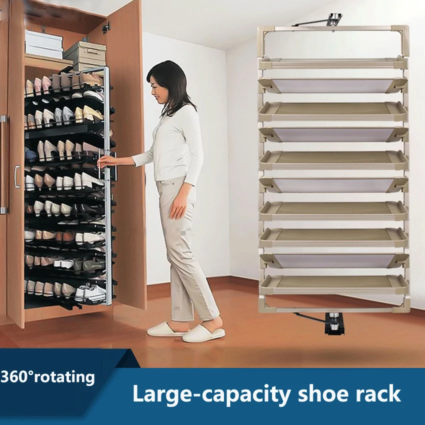 Lazy Lee's 360 Organizer revolving shoe closet to steal your apartment