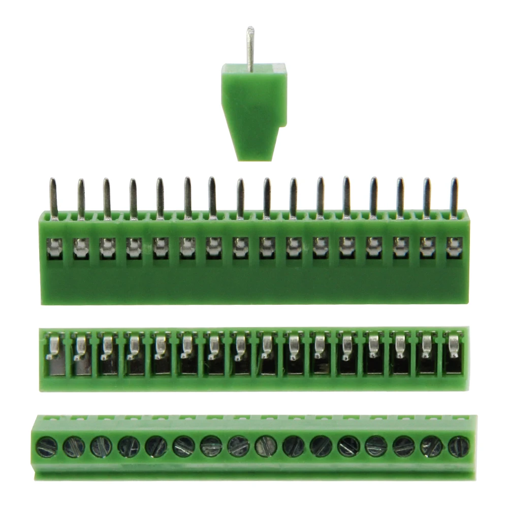 LILYGO&reg; 16PIN 2.54mm Terminal Screw Terminals Block Connector 150V 6A For T-SIM7000G T-A7670 For 24-12 AWG Cable