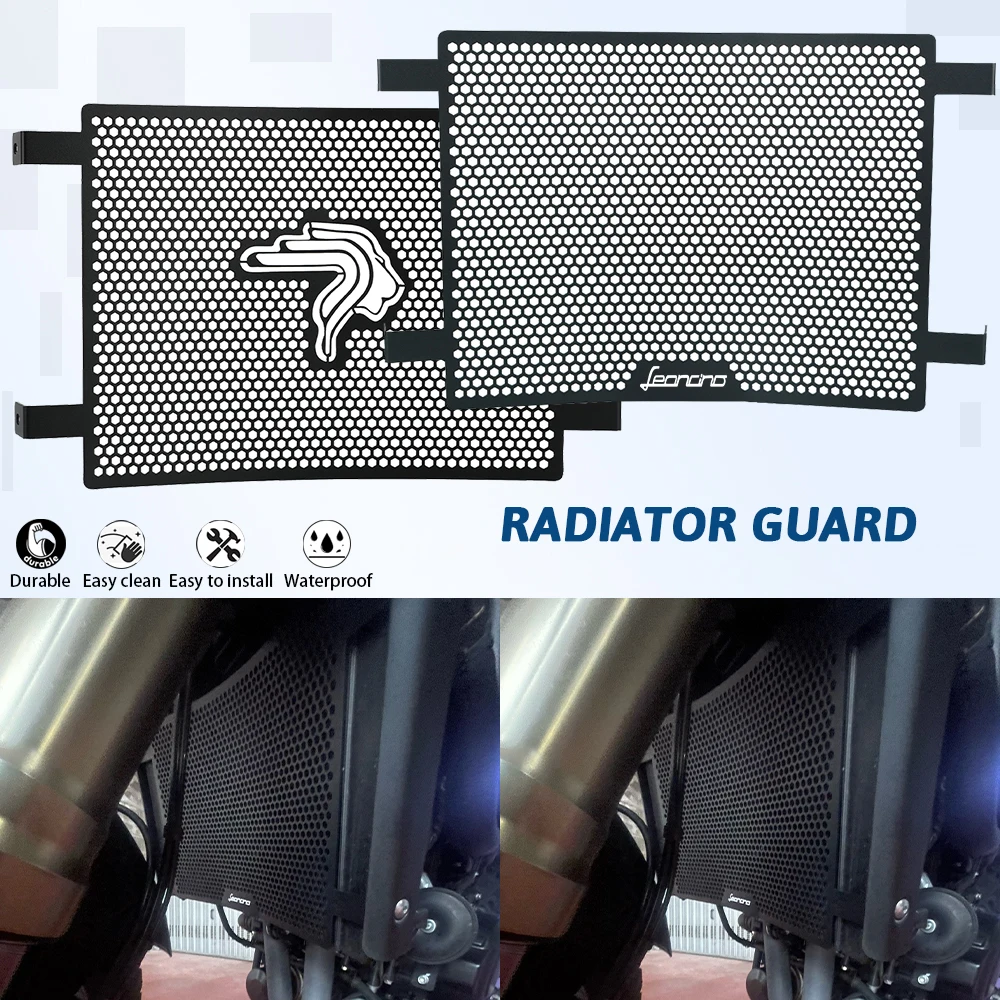 

Motobike For Benelli Leoncino 800 Radiator Grille Cover Guard Aluminum Protection Protetor Leoncino800 2020 2021 2022 2023 2024