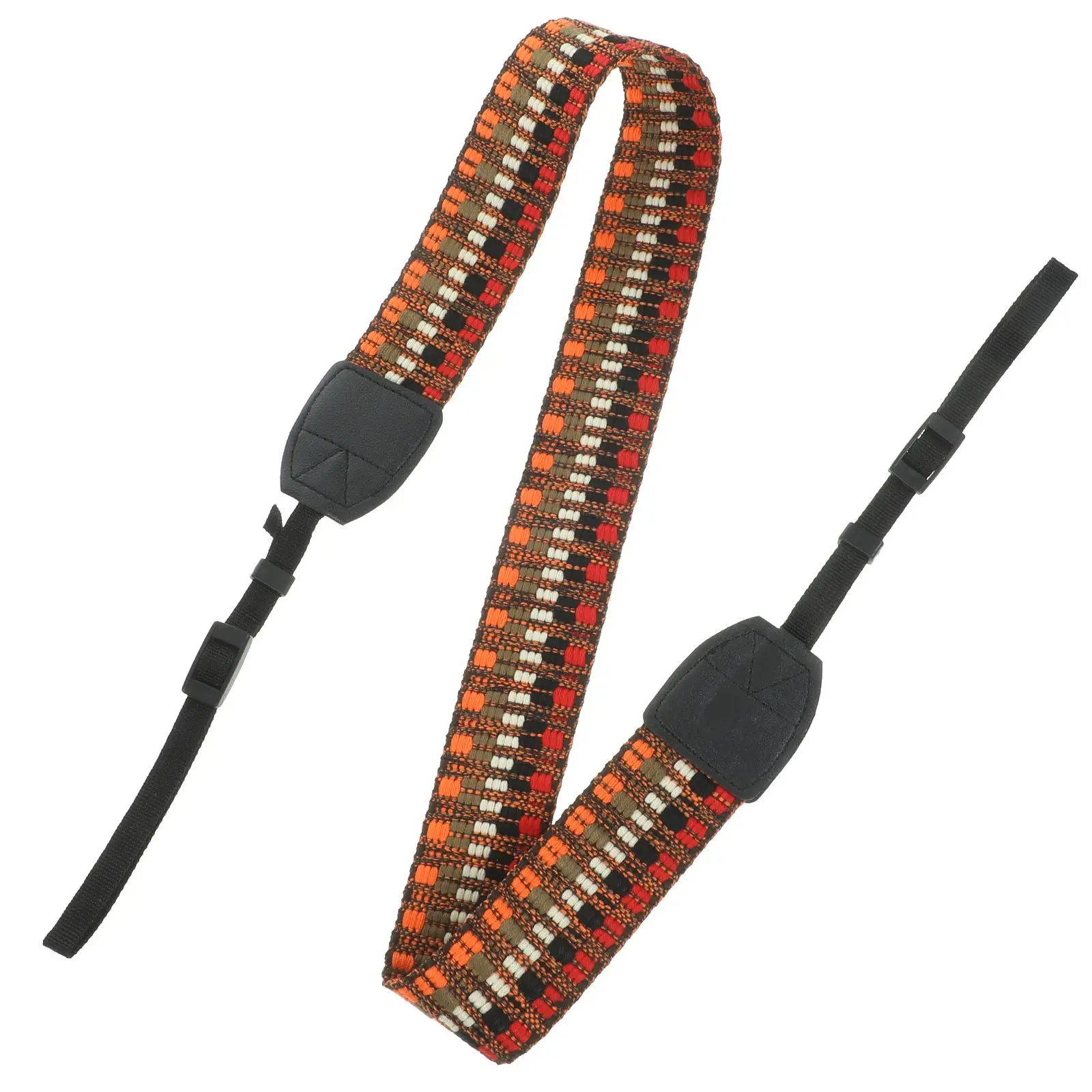 Retro Ethnic Wide Shoulder Camera Strap Adjustable Neck Sling Belt Durable Comfortable Fits Camera Accessories