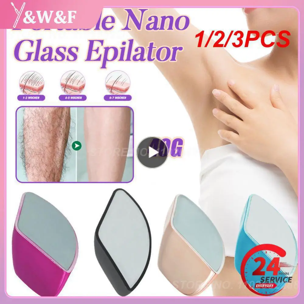 

1/2/3PCS New Painless Safe Nano Crystal Epilator Physical Hair Epilator Body Beauty Exfoliating Hair Removal Tool Home
