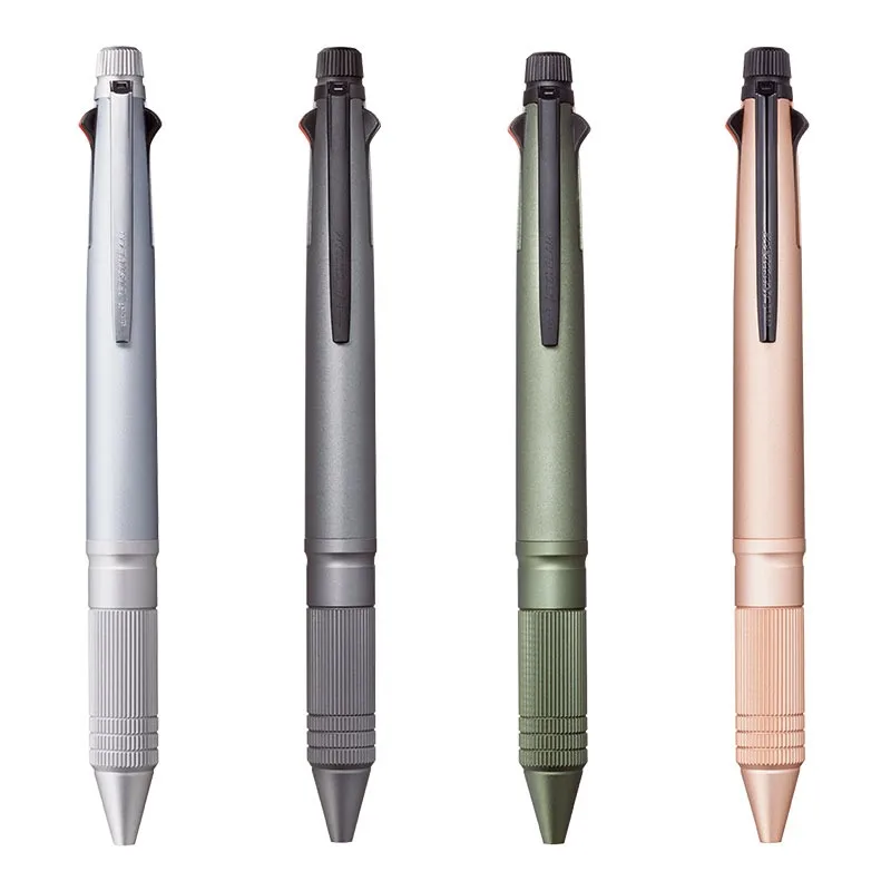Japanese Uni Multi-Function Metal 5 in 1 Ballpoint Pen/Mechanical Pencil Low Center of Gravity 0.5mm Business Elegant ручки 2