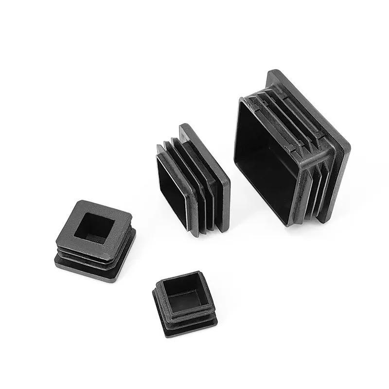 10mm-50mm Furniture Table Foot Tip Chairs Legs Pad Protector Cover Square Screw Caps Pipe Plug Lid Tube Hole Protection End Cap table foot pad table leg tips floor protector caps silicone rubber caps rubber caps silicone rubber plugs pipe end cap