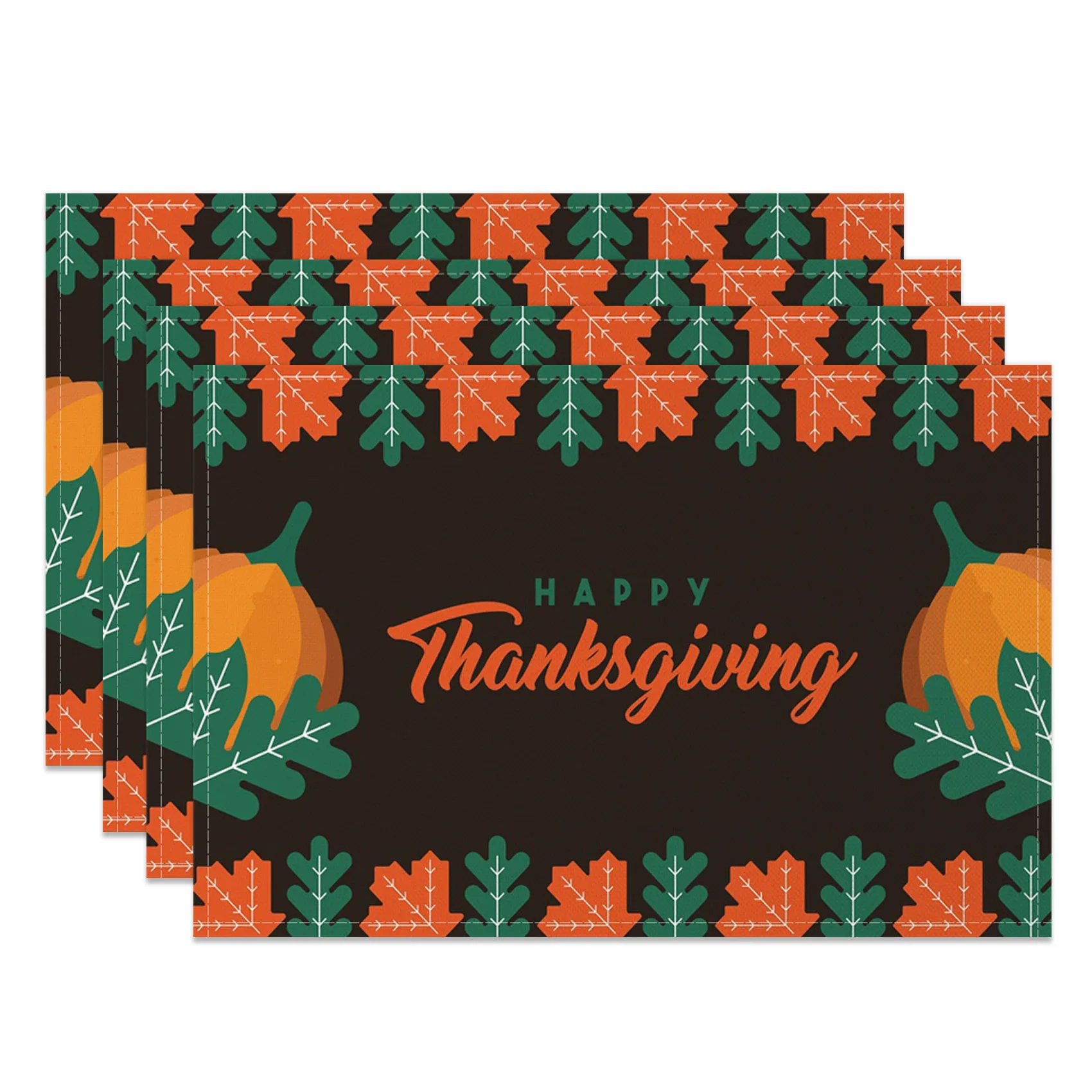 Thanksgiving Pumpkin Harvest Placemats 1