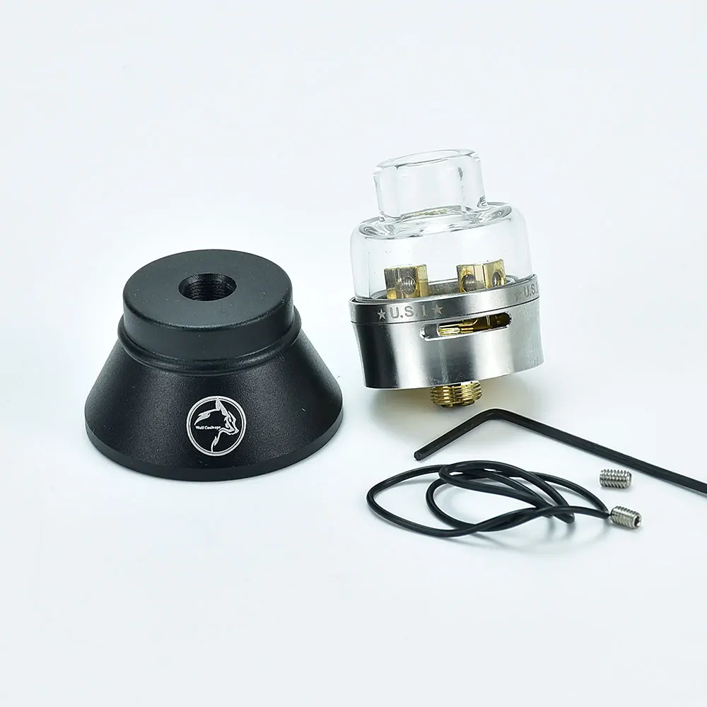 

Classic style Us1 rda Atomizer MTL RDA 24mm Diamter 316ss Rebuilding rda Atomizer vs Tauren Max RDA rop Dead rda 24mm RDA