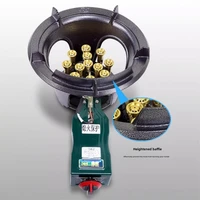 Commercial Wok Gas Burner Low Pressure Fierce Fire Stove Thickened Cast Iron Gas Cooktop Liquefied Natural Gas Single Stove 1