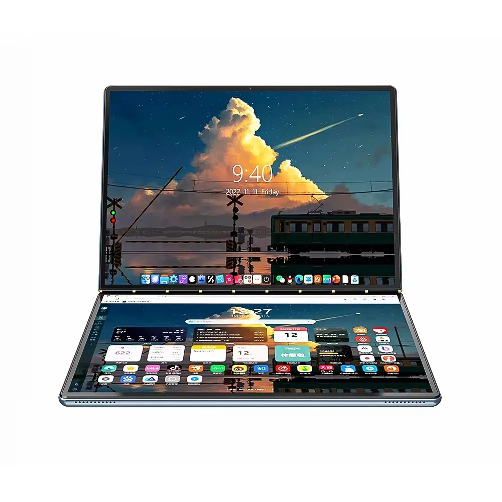 Topton Dual Touch Screen Laptop Intel i3 1215U 10.95inch 180°Portable Foldable Monitor 1920*1200 IPS Office Study PC Windows 11 3