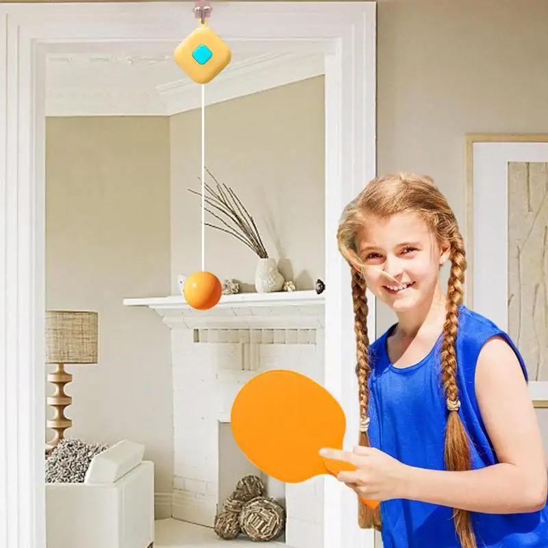 Table Tennis Trainer Set Suspension Indoor Table Tennis Practice Trainer Exerciser Square For
