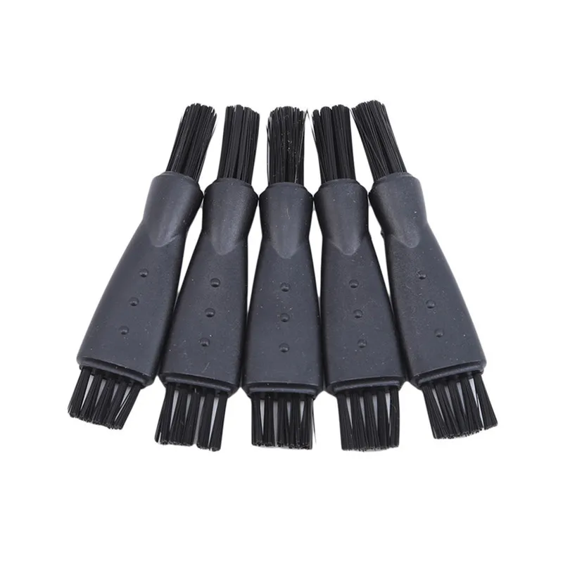 Shaving brush 5PCS mens shaver accessory razor brush hair remover cleaning tool black plastic replacement head