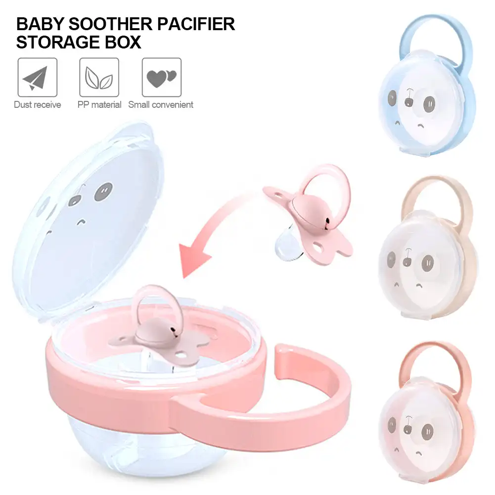Plastic pacifier box pacifier holder for baby