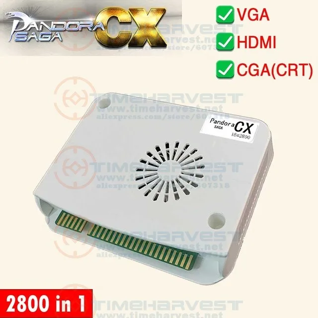 

2022 Pandora Saga Box CX 2800 in 1 Arcade Version JAMMA Mainboard PCB HDMI VGA CRT Multi Game Joystick Bartop Cabinet Machine