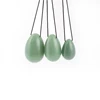 3 Pcs/Set 45*30mm 40*25mm 30*20mm Yoni Eggs Natural Green Aventurine Jade Eggs for Kegel Exercise Crystal Healing Reiki 2