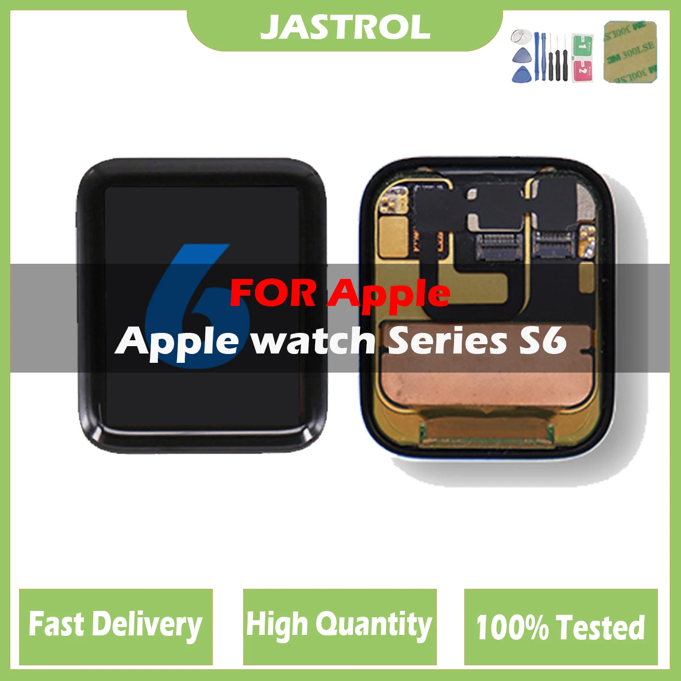 Lcd Originale Per Apple Watch Series 6 40Mm Lcd Per Iwatch Series 6 44Mm Display Lcd Touch Screen Digitizer Assembly Con Strumento