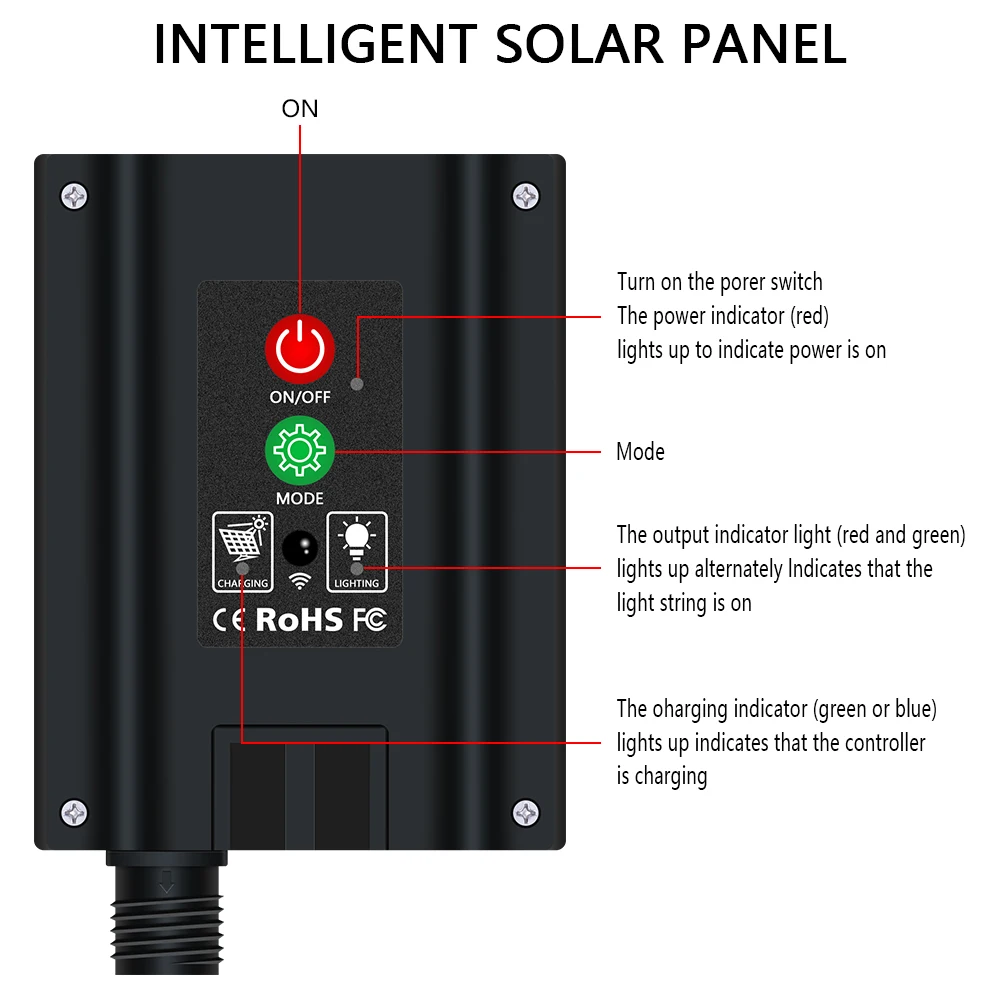 Guirxiété solaire à 240/560 LED, imperméable conforme à la norme IP67, luminaire décoratif d'extérieur, idéal pour un jardin ou une fête de mariage