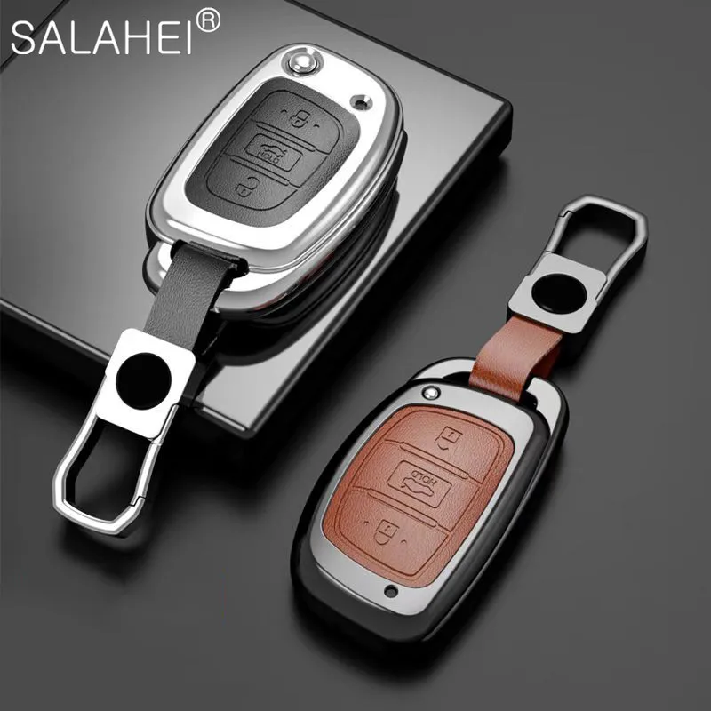 

Zinc Alloy Car Key Case for Hyundai Solaris Accent Ix25 Creta 2020 Elantra Ix35 Tucson 2019 Verna 2021 I10 I20 I40 Accessories