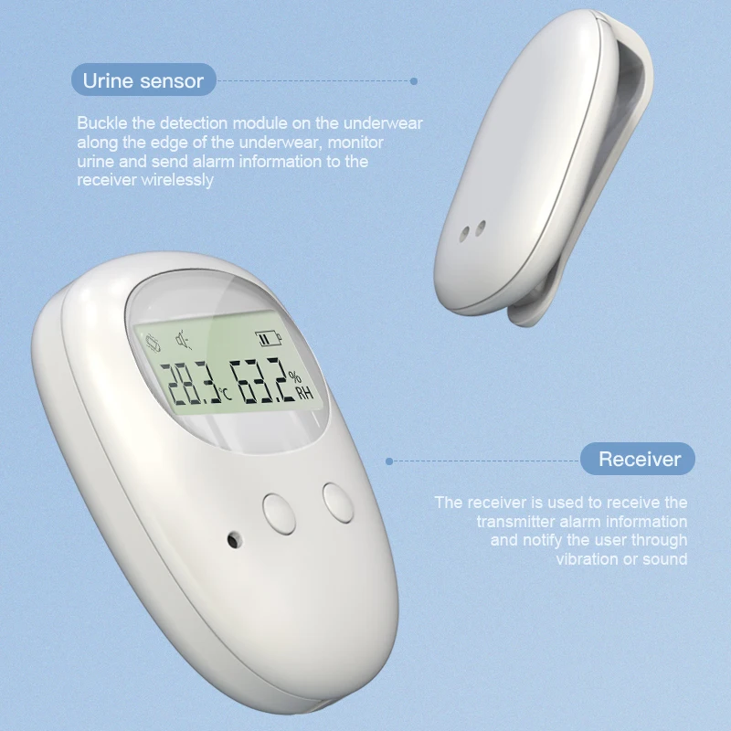 Professional Bedwetting Alarm Wireless Arm Wear For Baby Toddler Adults Potty Training Wet Reminder Sleeping Enuresis Plaswekker